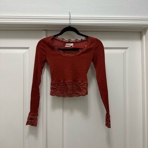 Cropped urban outfitters shirt